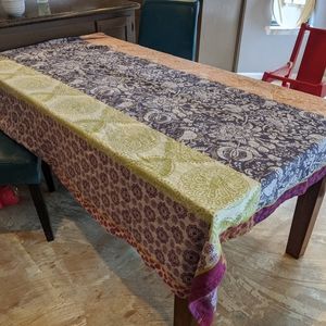 Anthropologie rectangle Tablecloth